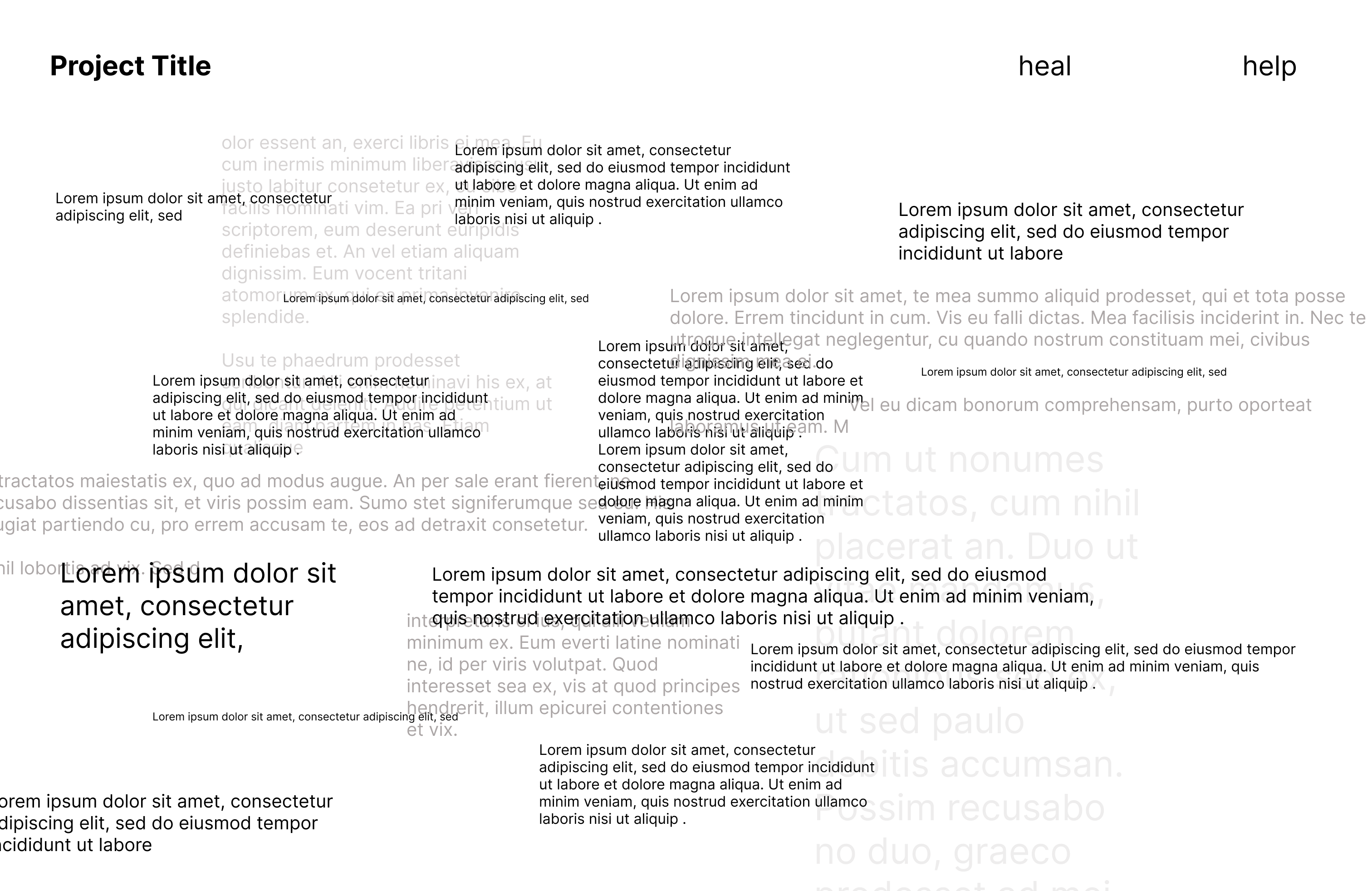 Bruise — design development layout 1