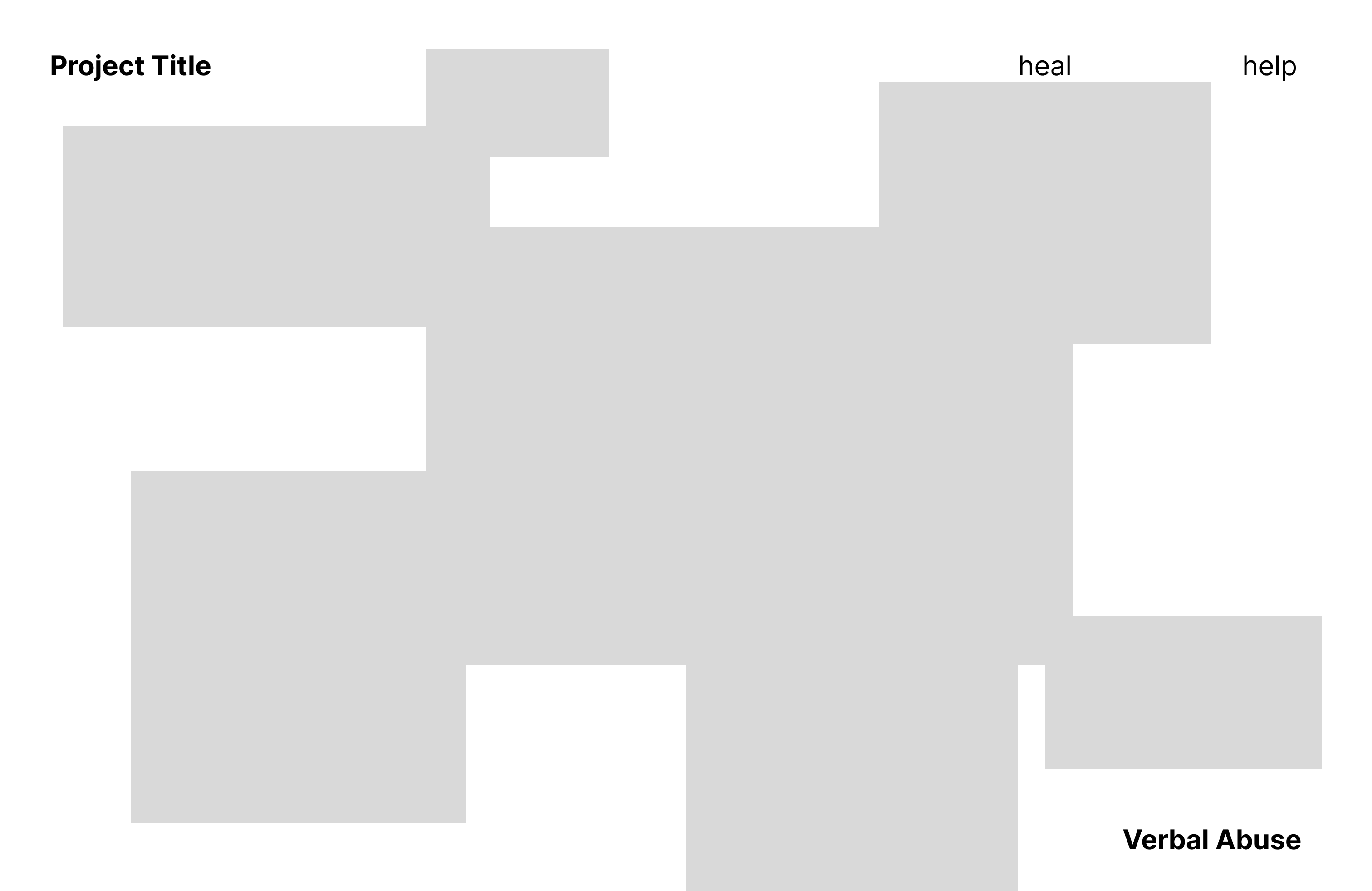 Bruise — design development layout 2