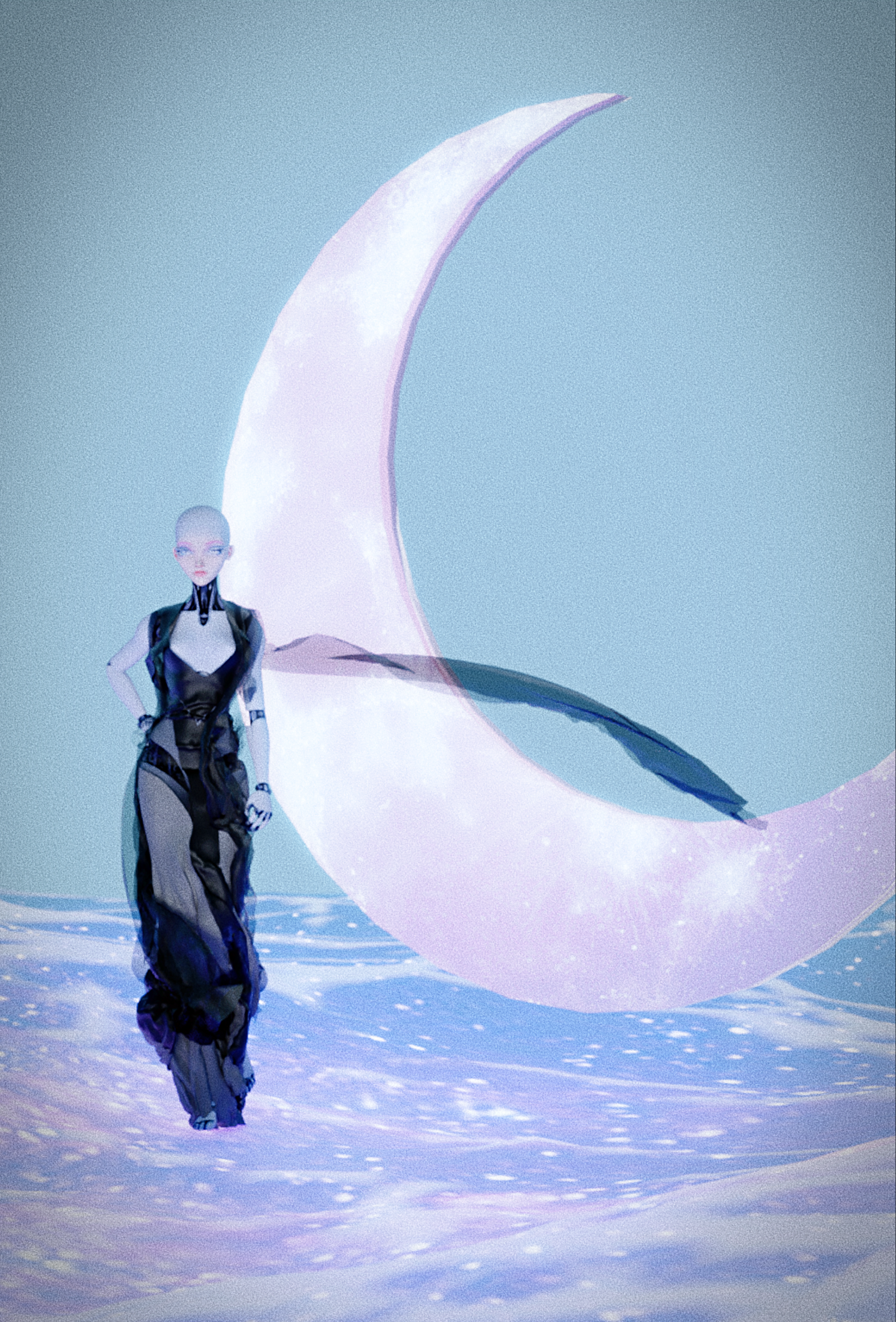 Poster composition with bold typography