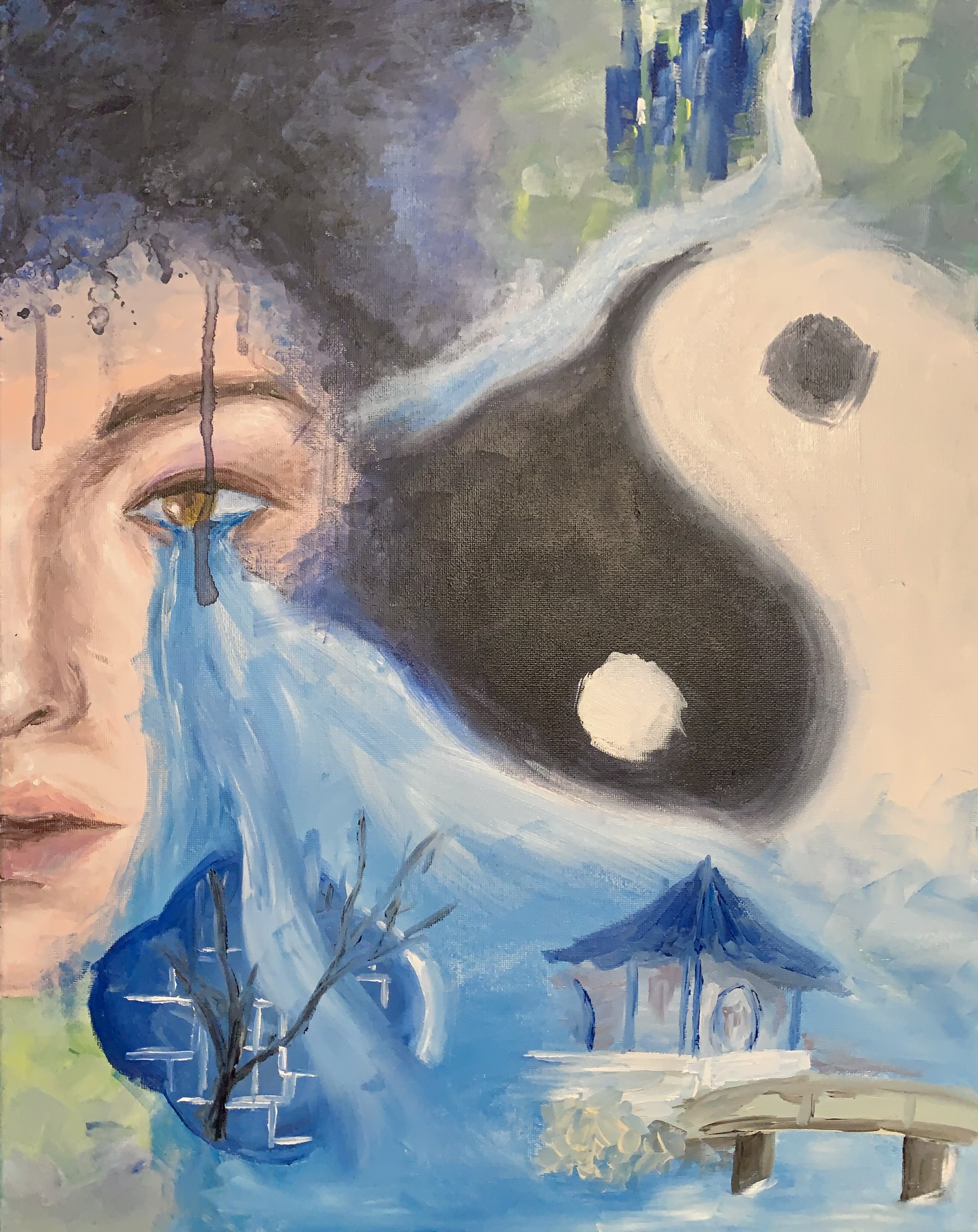 Decorated cake illustration