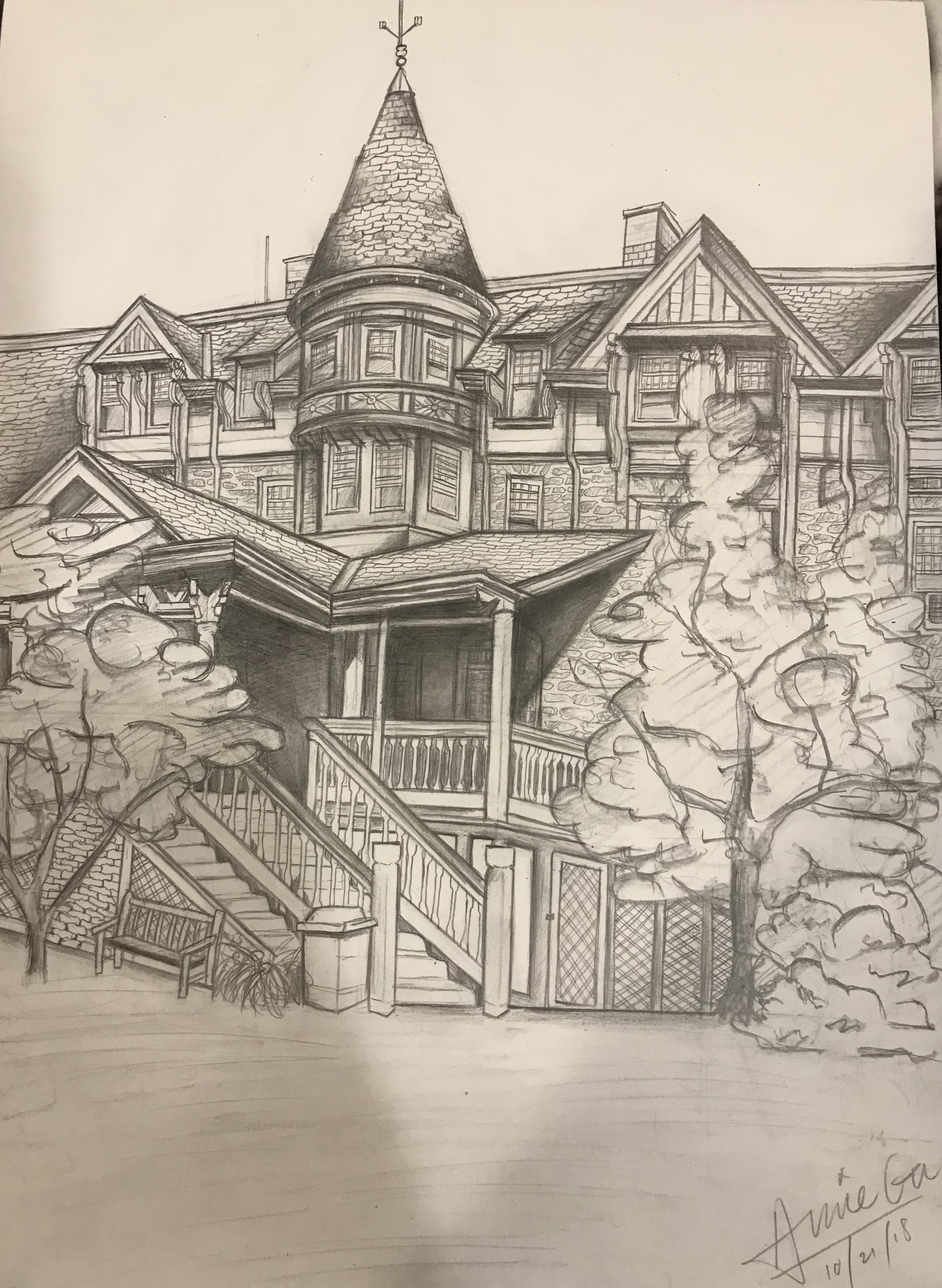 Decorated cake illustration