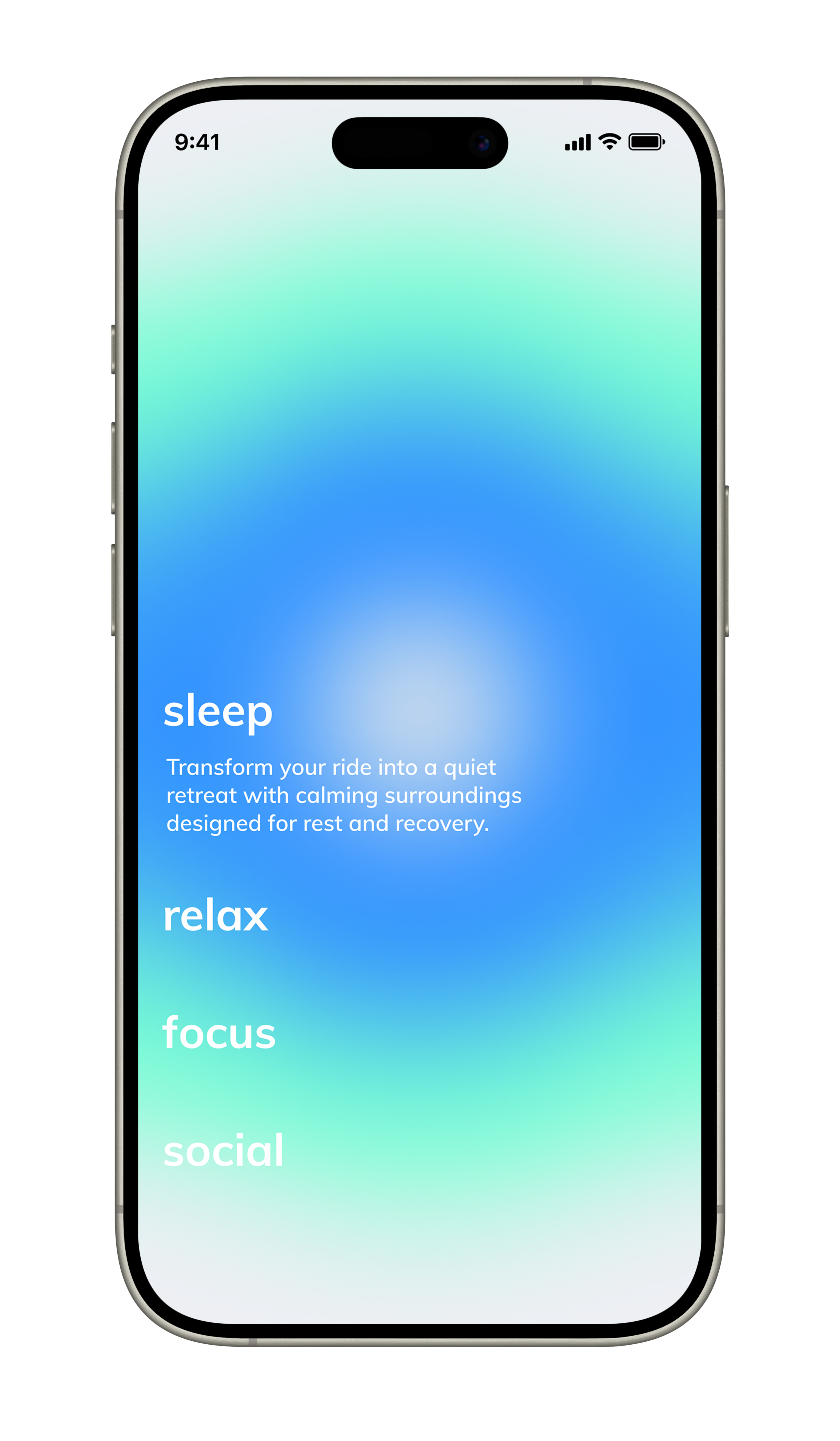 Waymo Journey+ My Car mood selector screen